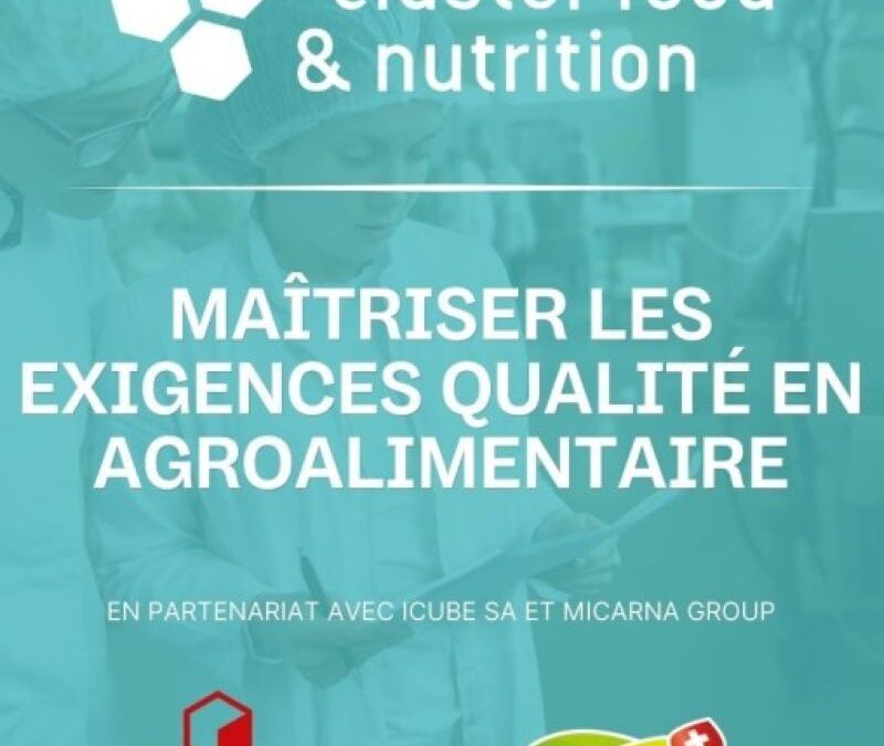 Optimisez vos processus qualité en agroalimentaire : participez à notre atelier exclusif !